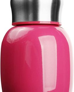 7oz/200ML Small Mini Vacuum Insulated Water Bottle Portable Leakproof Travel Mug Stainless Steel Cold and Hot Thermal Flask for Kids Children Women School Office Lunch Coffee Milk Tea (Rose)