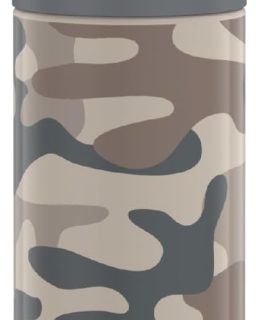 16 Ounce Stainless Steel Vacuum Insulated Bottle with Wide Spout Lid, Camo
